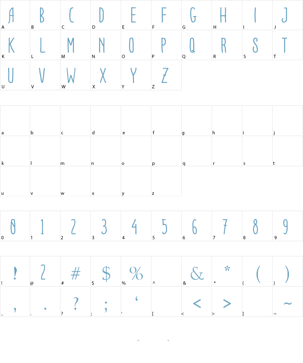 ADENTULISAN Font Character
